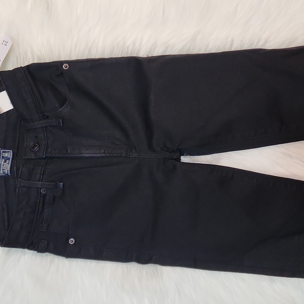 Abercrombie & Fitch Simone Jeans - SIZE: 24 Long/00 - Color: Black - NWT